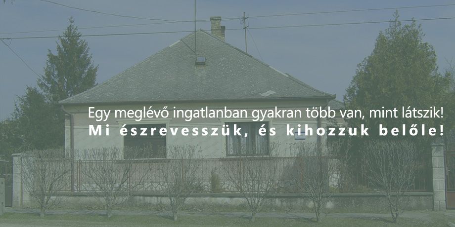 Családi ház felújítás és átalakítás építészeti tervezése, Tét (Győr-Moson-Sopron megye)
